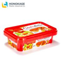 plastic sauce box/small plastic sauce container/small square pet food plastic container