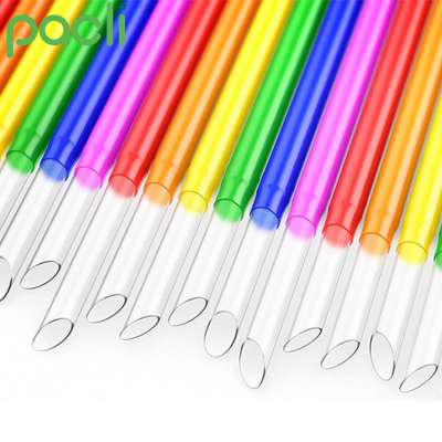 Food Grade two parts folding drinking straws for automatic juice machine