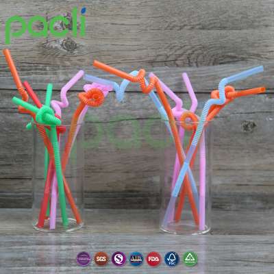 Food Grade PP Custom Clear Art Straws