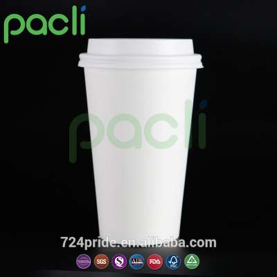 New style disposable clear paper cup blanks