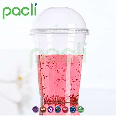 Hot Sale cheap price smoothie plastic cup With Cover