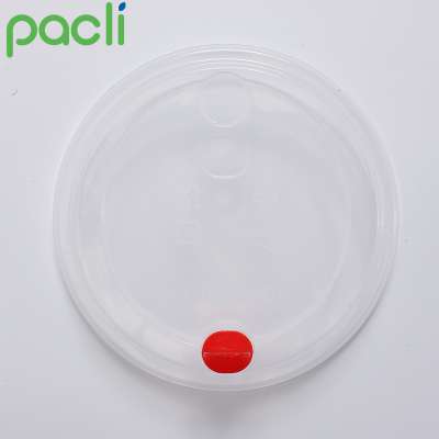 Disposable jelly use and cup type plastic coffee cup lid