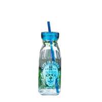 hot sale empty plastic beer bottle with straw